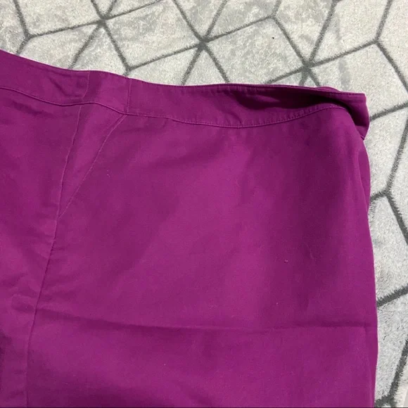 Merona Stretch Purple Skirt D - Picture 3 of 6